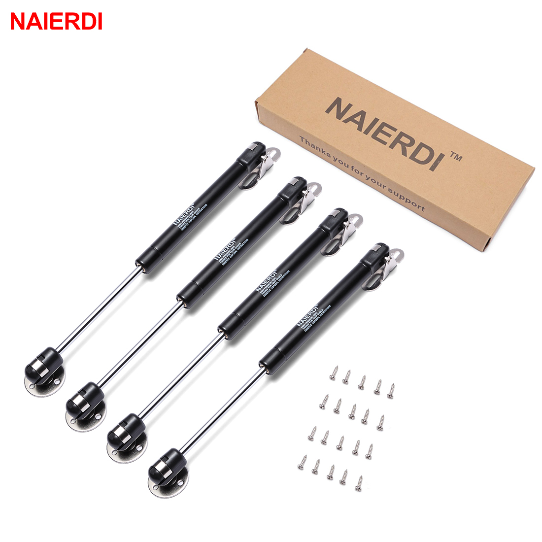 Furniture Hardware Brass - 4PCS NAIERDI 10-15KG Furniture Gas Spring