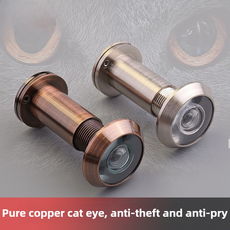 Furniture Hardware Brass - 1 PCS 220 Degree Door Viewer