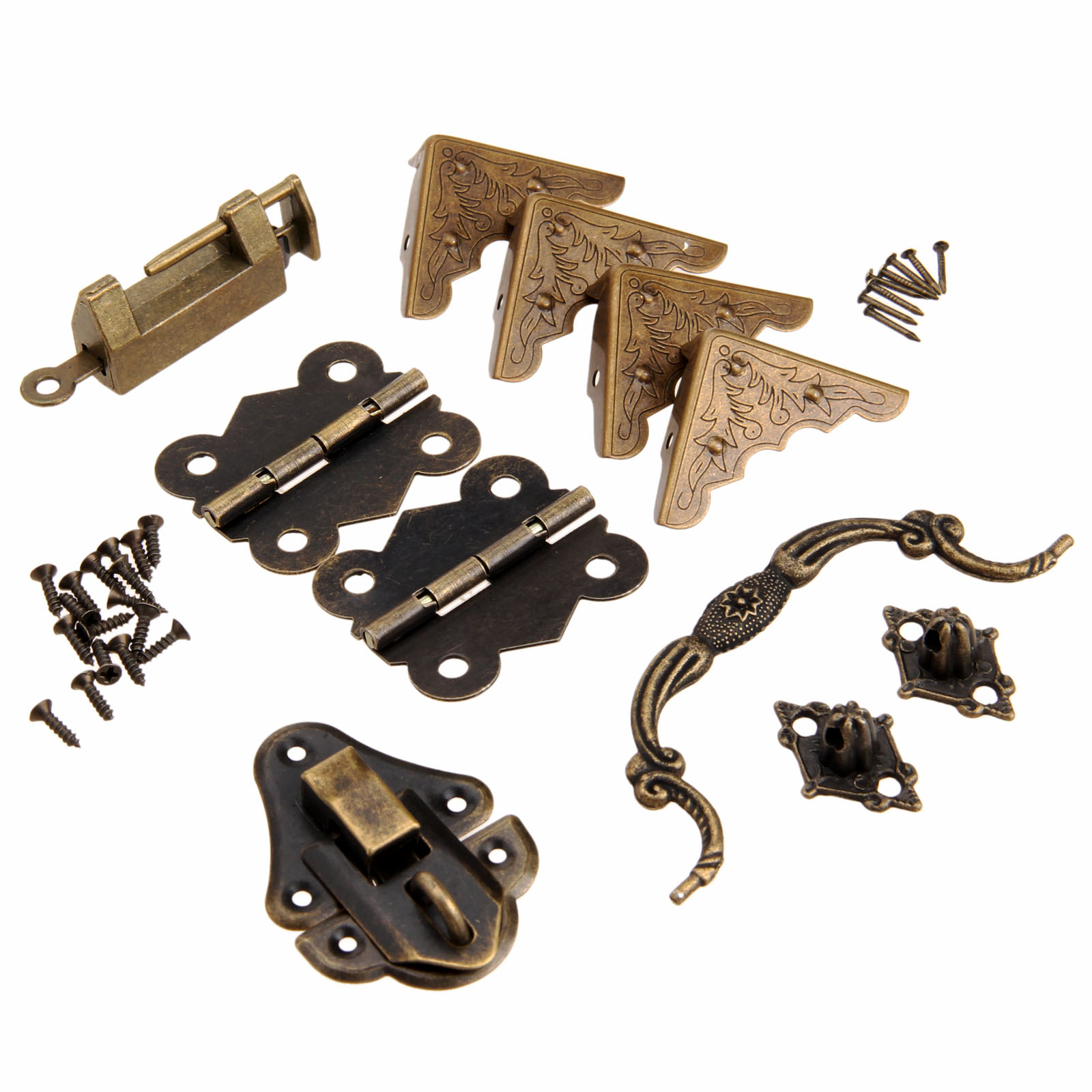 Furniture Hardware Brass - 9 Cái/bộ Phụ Kiện Nội Thất