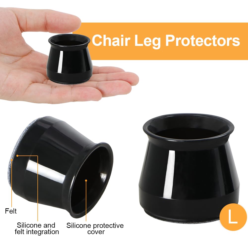 16 Pcs Chair Leg Floor Protect - đánh giá và giá Furniture Foot Pad