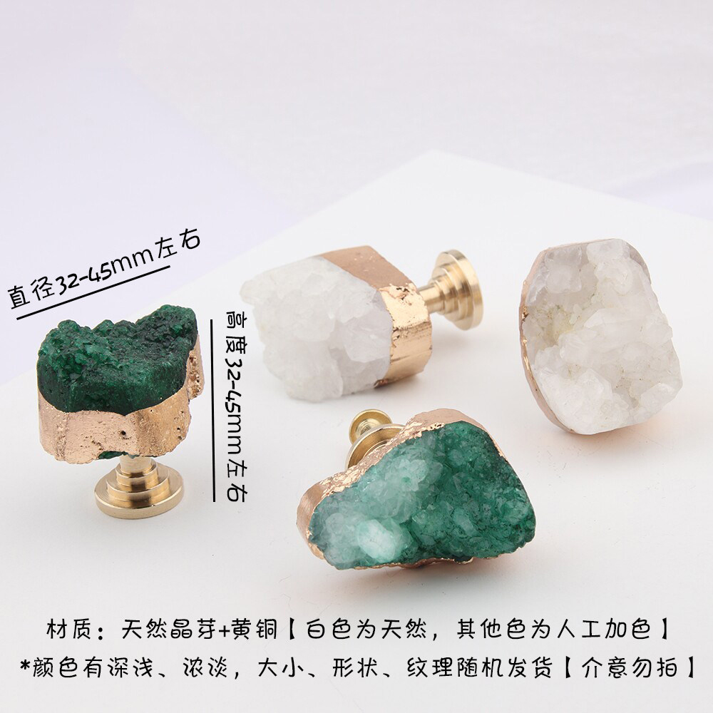 Natural White Crystal Tooth Pl - đánh giá và giá Furniture Hardware Brass