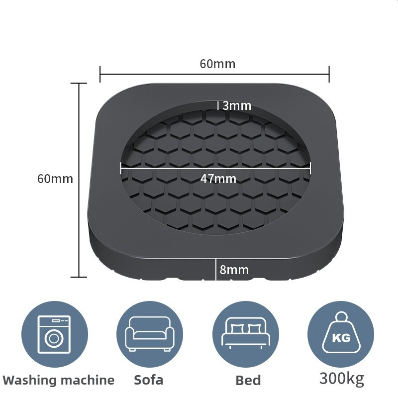 4Pcs Anti Vibration Feet Pads  - đánh giá và giá Furniture Foot Pad