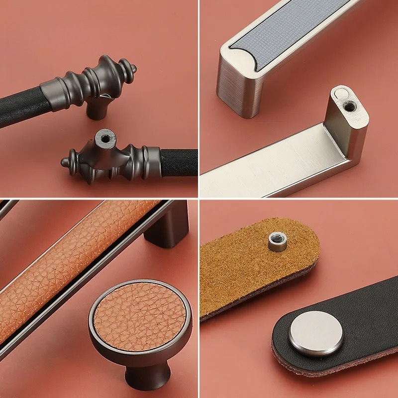 European Style Leather Cabinet - đánh giá và giá Furniture Hardware Brass