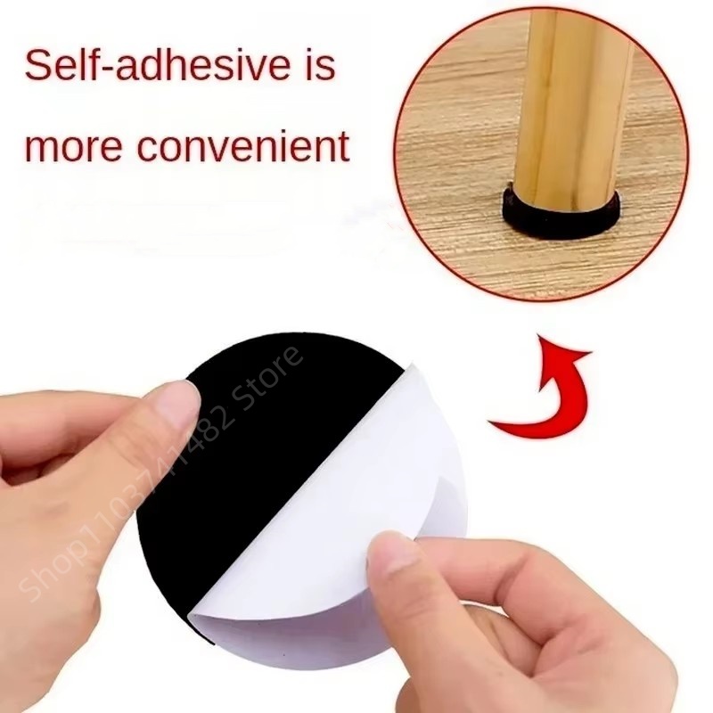 2-48Pc Self Adhesive Black Fur - đánh giá và giá Furniture Foot Pad