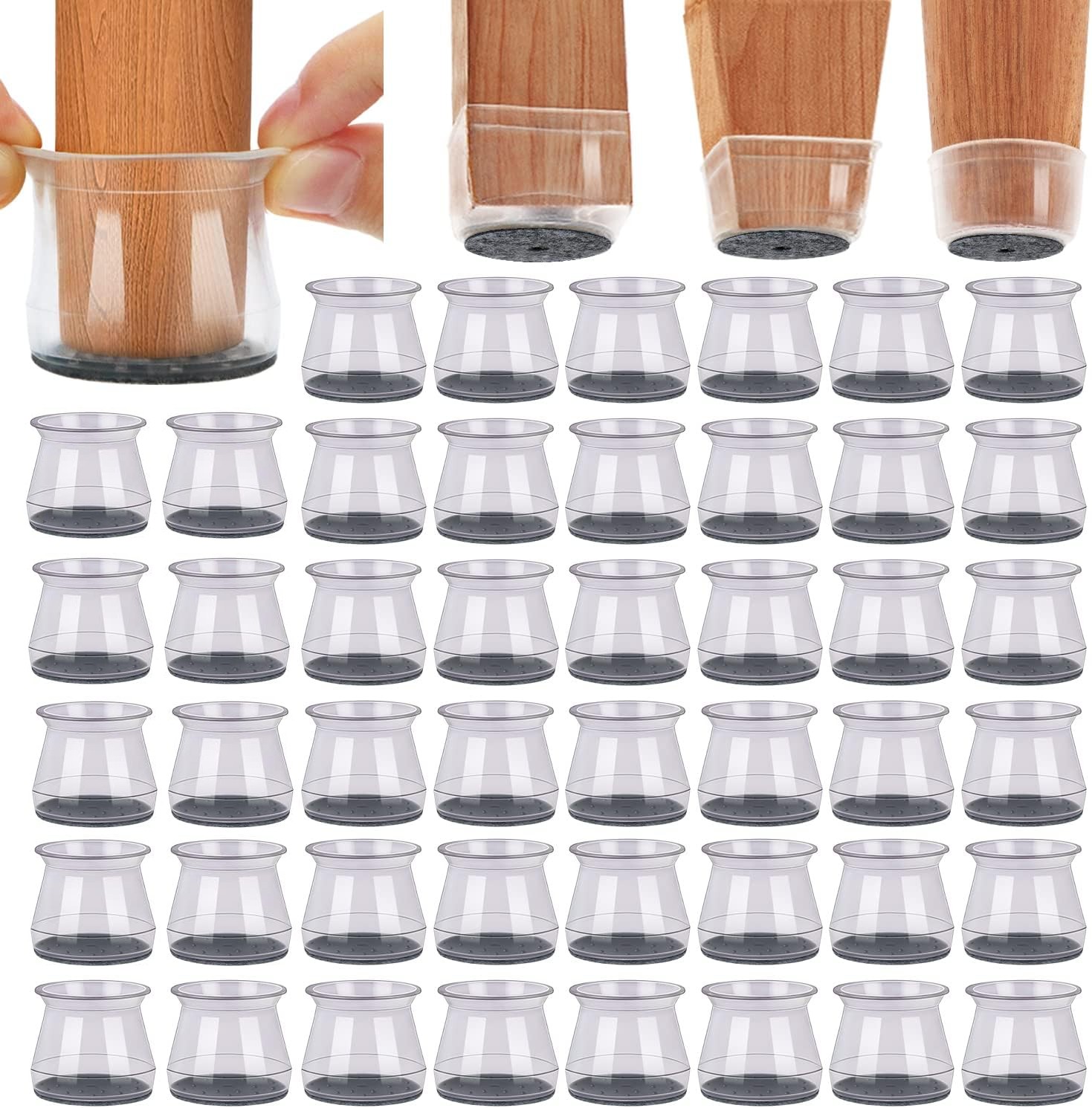 16 Pcs Chair Leg Floor Protect - đánh giá và giá Furniture Foot Pad