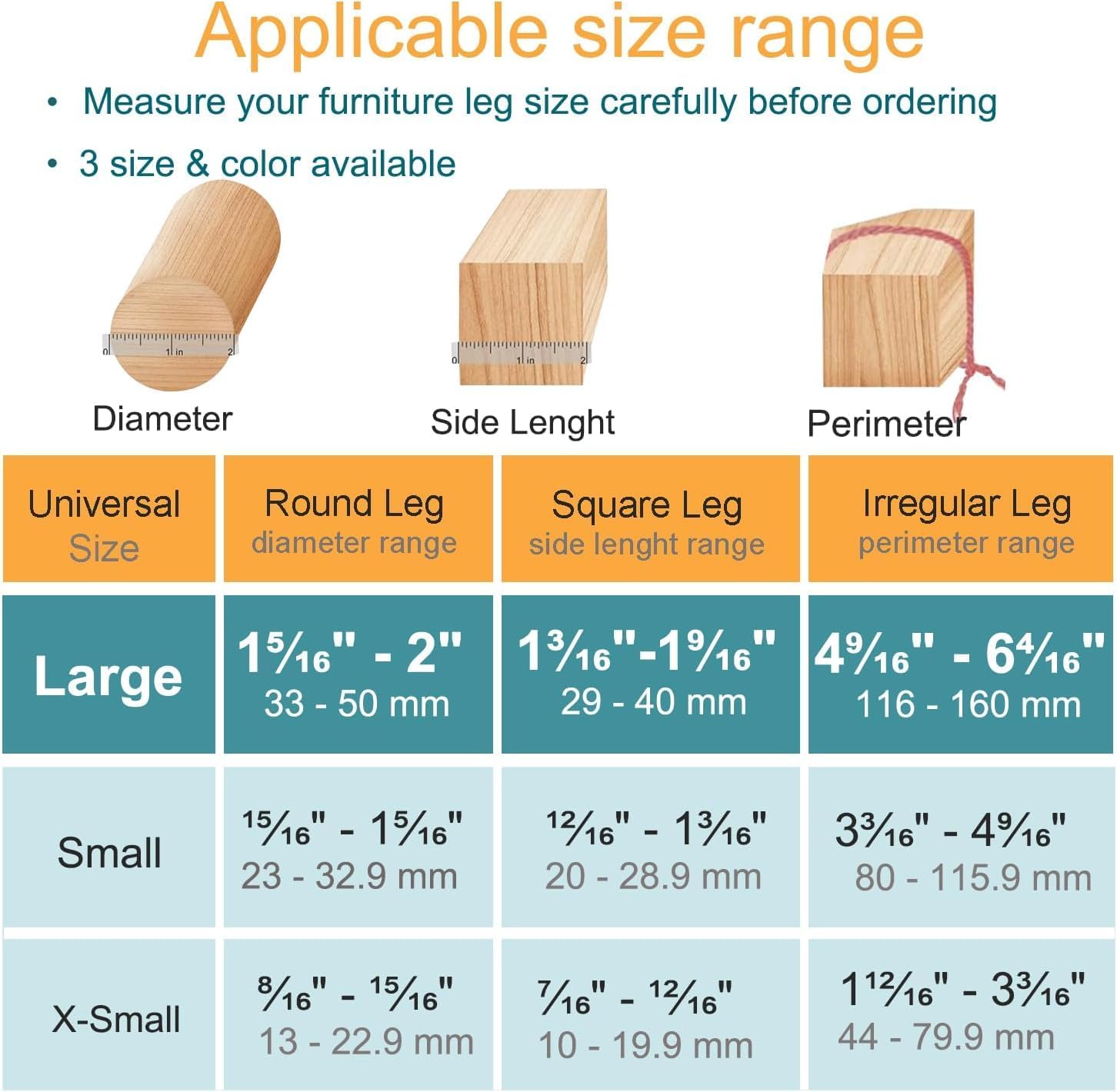 16 Pcs Chair Leg Floor Protect - đánh giá và giá Furniture Foot Pad