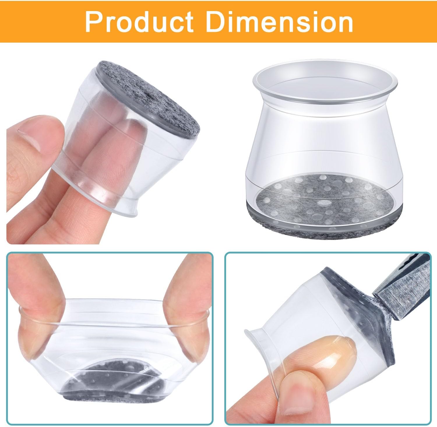 16 Pcs Chair Leg Floor Protect - đánh giá và giá Furniture Foot Pad