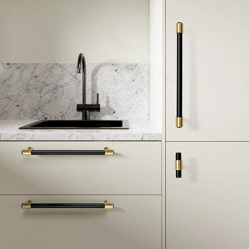 Modern Simple Nordic Black Gol - đánh giá và giá Furniture Hardware Brass
