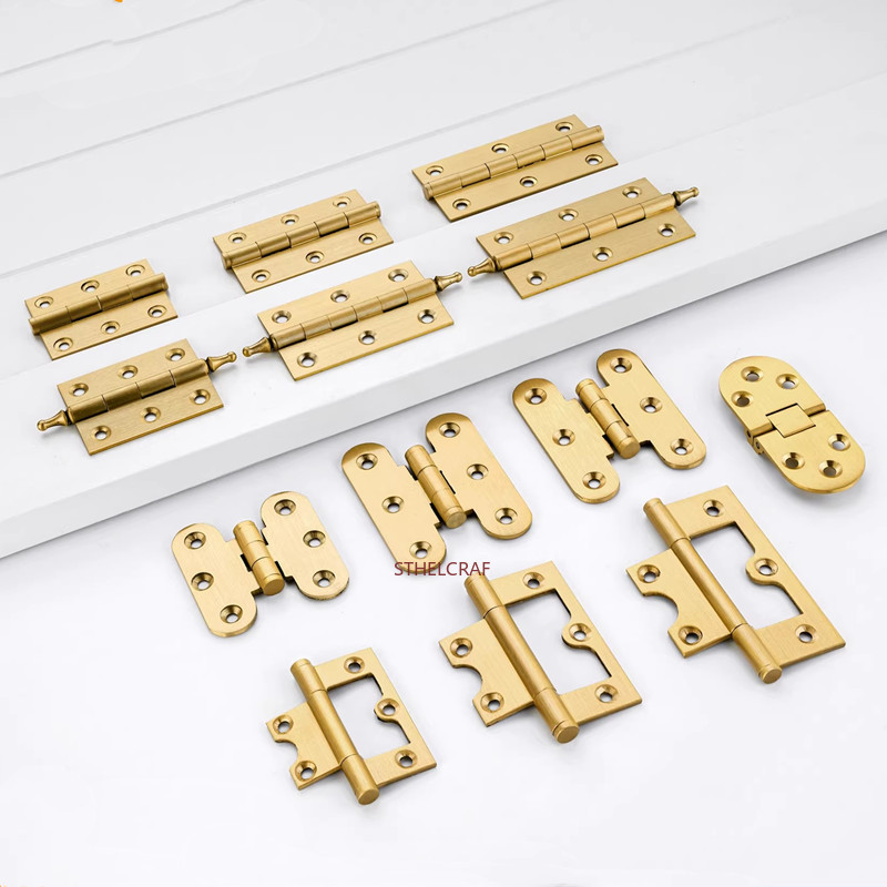 2pc Brass Cabinet Door Hinges  - đánh giá và giá Furniture Hardware Brass