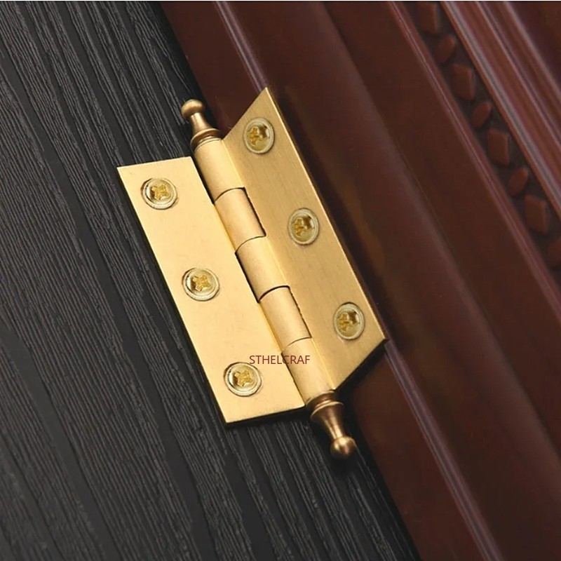 2pc Brass Cabinet Door Hinges  - đánh giá và giá Furniture Hardware Brass