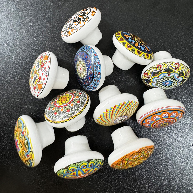 Bohemian Ceramic Single Hole C - đánh giá và giá Vintage Furniture Hardware Pulls