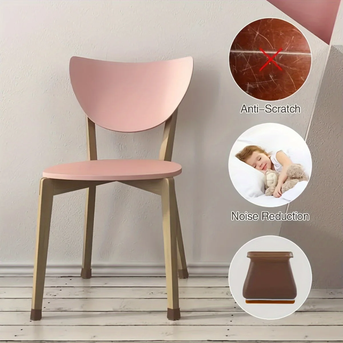 Silicone Edge Wrapped Chair Fo - đánh giá và giá Furniture Foot Pad