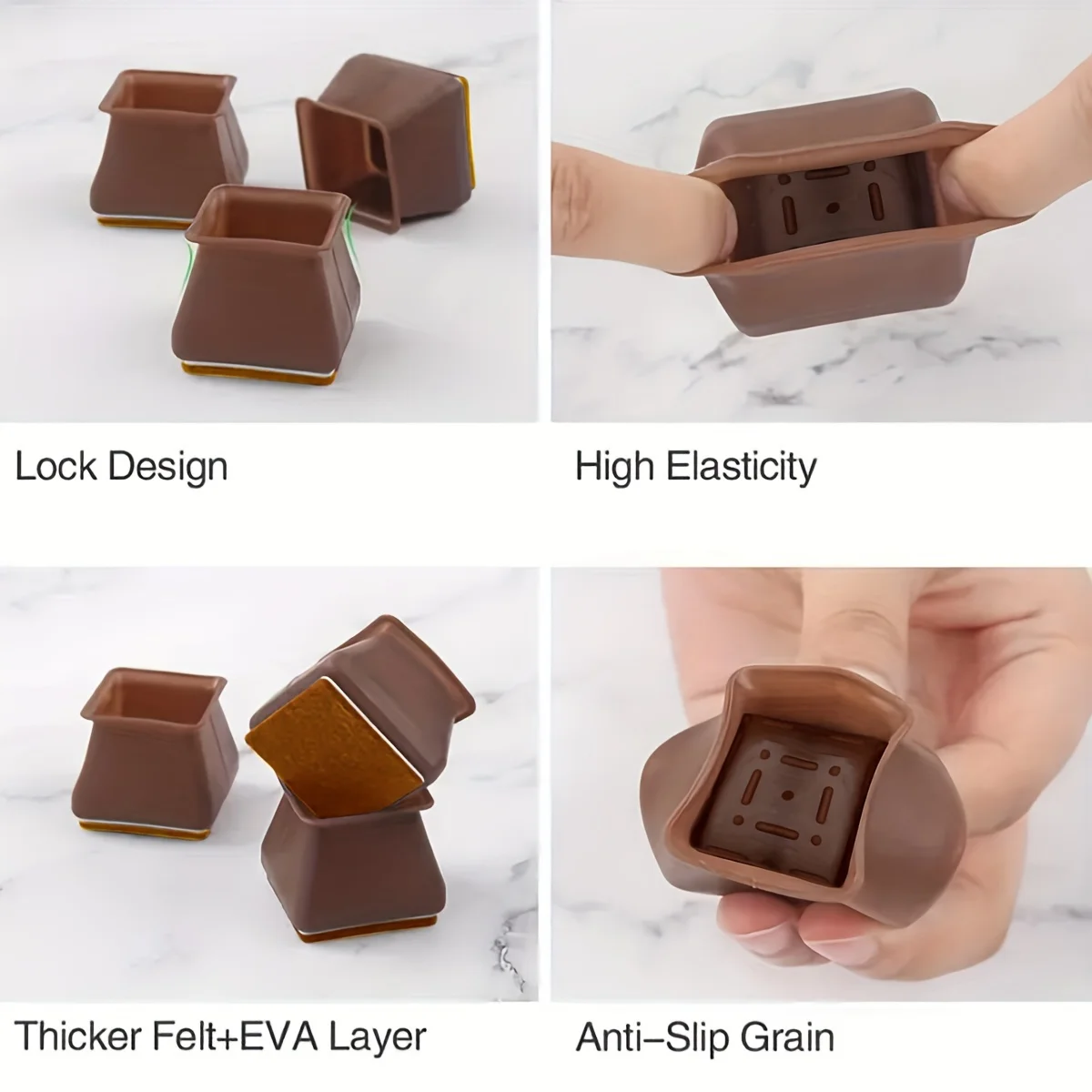 Silicone Edge Wrapped Chair Fo - đánh giá và giá Furniture Foot Pad